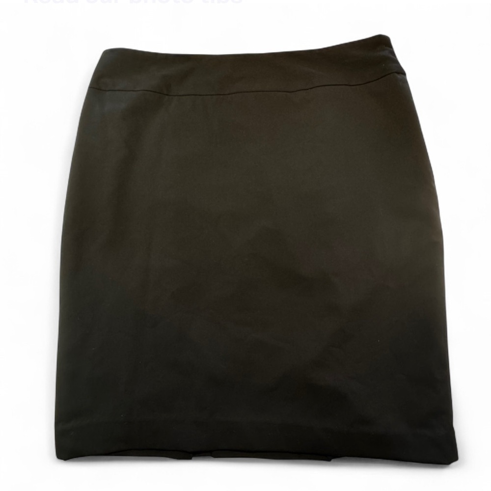 Liz Claiborne Womens Mid Rise Pencil Black Skirt -Size 14